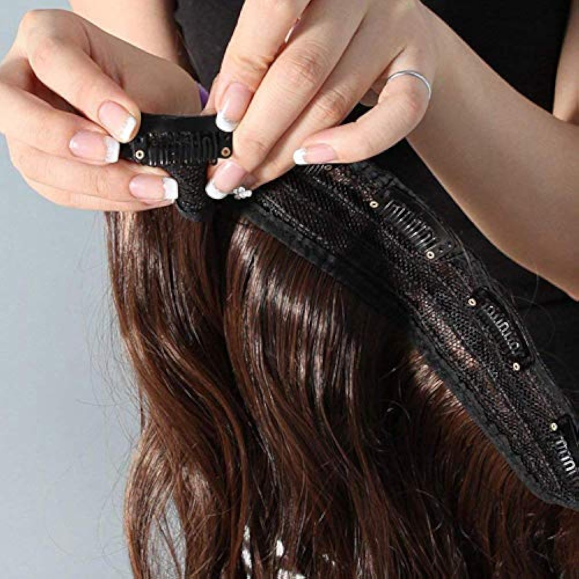 6 Pcs 14 Clips Based Curly/Wavy High Temperature Synthetic Fibre Extensions